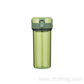 BPA Free Portable plastic water bottle Promotional Gift Plastic Water Bottle With Detachable Straw